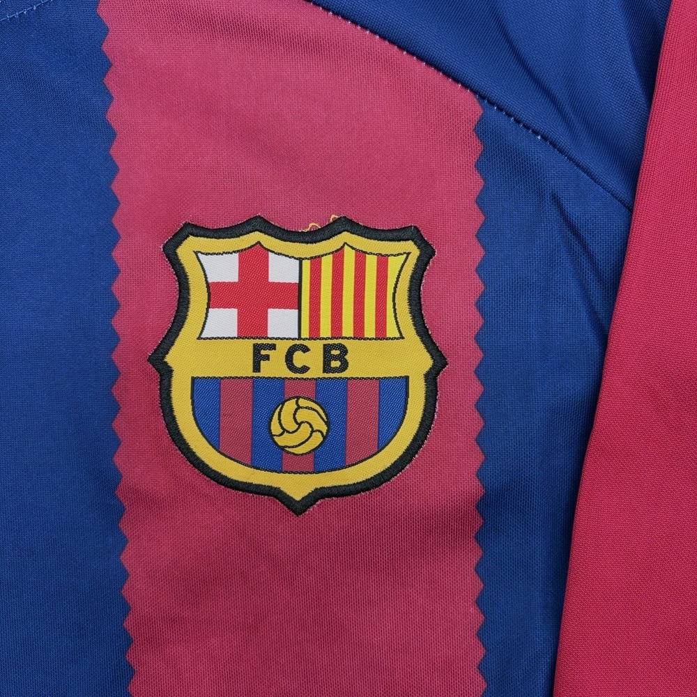 FC Barcelona Men's Barça 2023/24 Home Soccer Football Spotify Jersey size XL - Picture 2 of 6